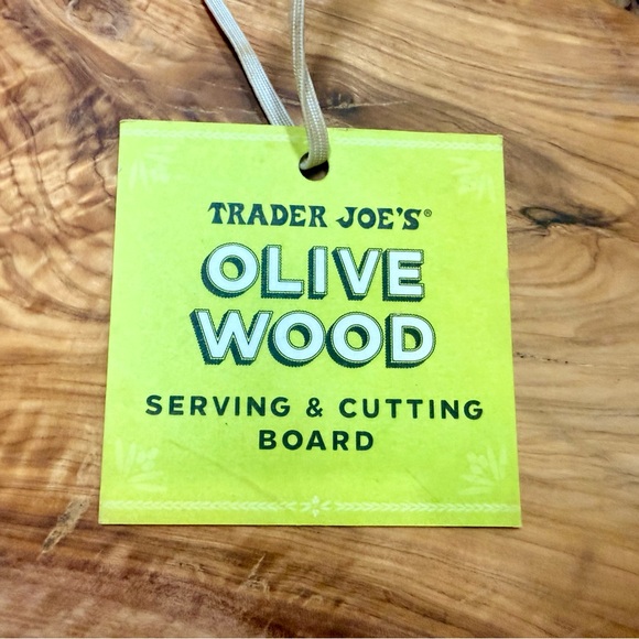 NWT Trader Joe's Olive Wood Serving & Cutting Board - Picture 3 of 8